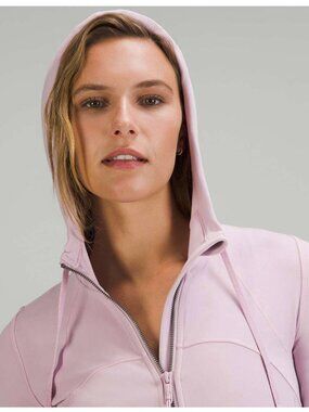 Lululemon Hooded Nulu Define Jacket Pink Peony Sz6